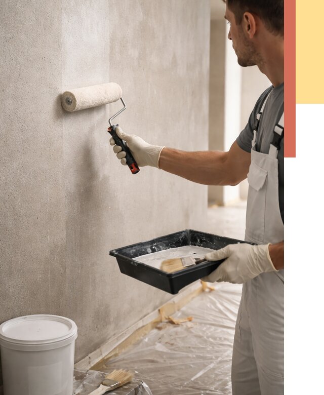 Грунтовка стен в Рубцовске от 2225 руб. м2 — быстро, недорого, с материалом | ОТДЕЛОЧНИК-Рбц