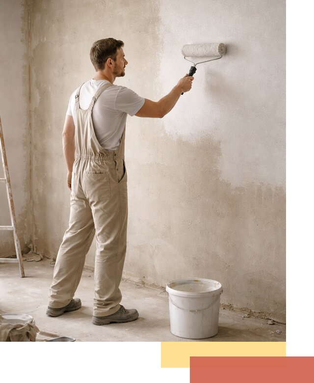 Грунтовка стен под отделку в Рубцовске профессиональным раствором