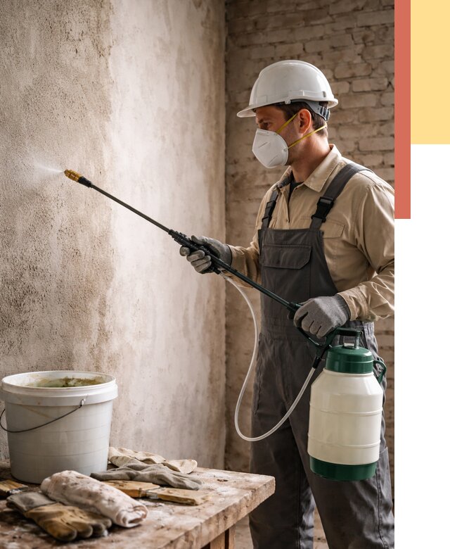 Антисептическая обработка стен в Рубцовске от 1214 руб. — быстро и недорого | ОТДЕЛОЧНИК-Рбц