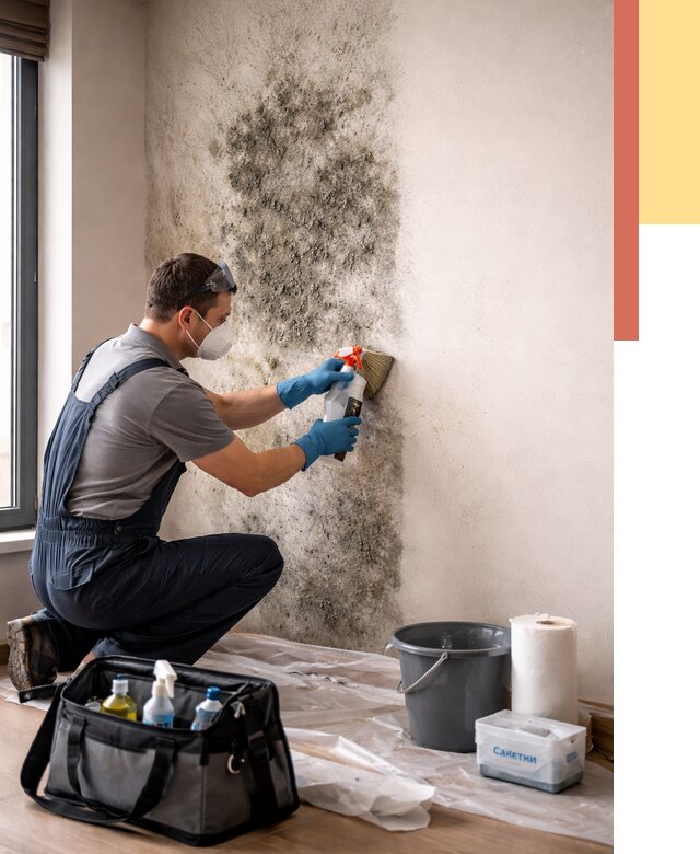 Удаление плесени со стен в Рубцовске от 2174 руб. — быстро и недорого | ОТДЕЛОЧНИК-Рбц