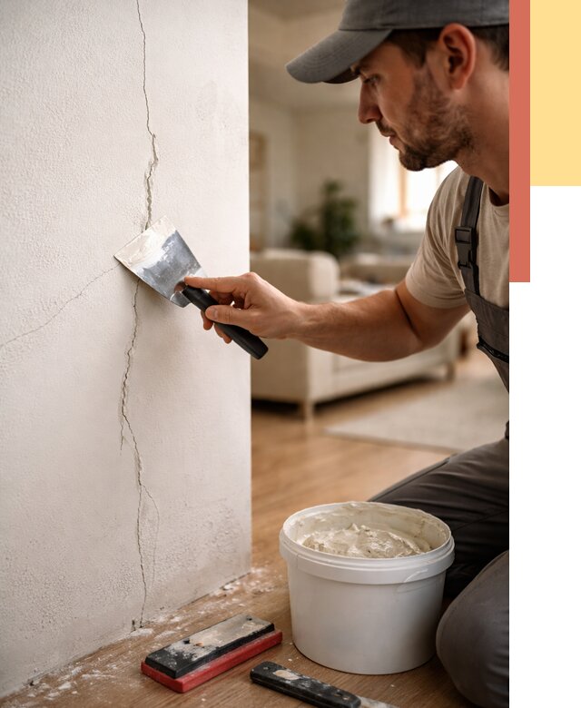 Заделка трещин и сколов в Рубцовске от 2478 руб. — быстро и недорого | ОТДЕЛОЧНИК-Рбц