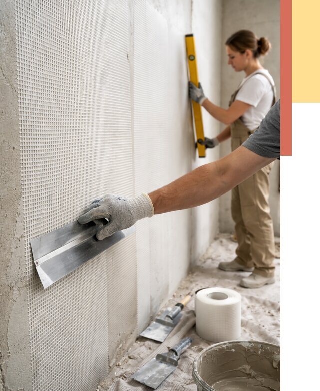 Армирование стен стеклосеткой в Рубцовске от 3236 руб. под ключ | ОТДЕЛОЧНИК-Рбц