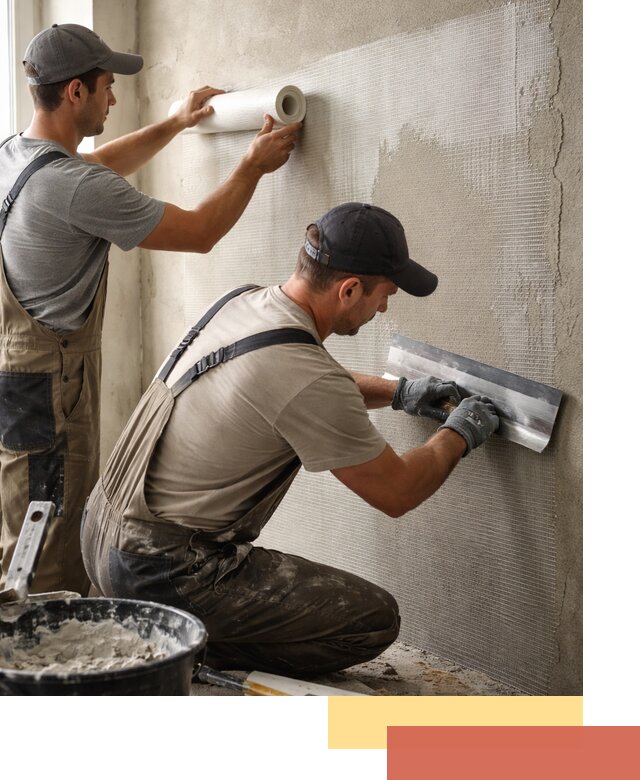 Армирование стен стеклосеткой в Рубцовске для прочной отделки