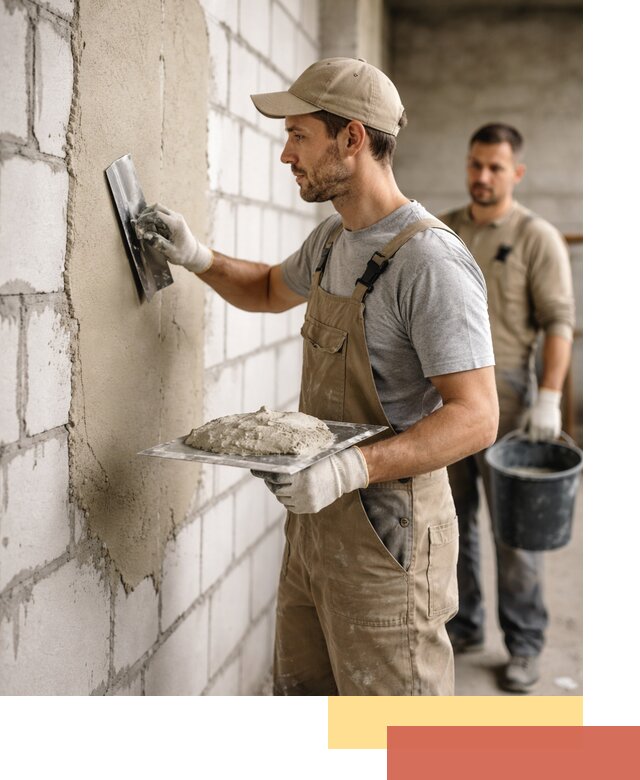 Штукатурка стен из газобетона в Рубцовске под ключ