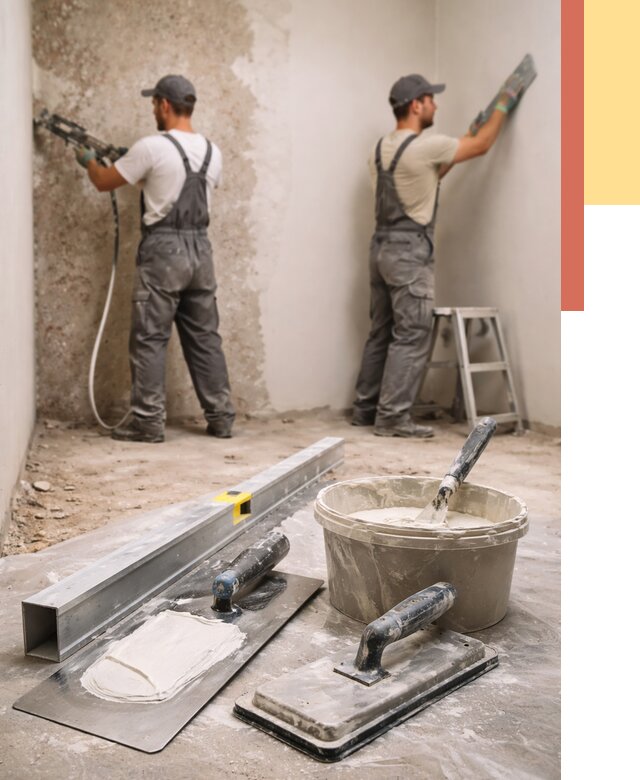 Штукатурка стен под обои в Рубцовске от 4551 руб./м2 — выравнивание под обои | ОТДЕЛОЧНИК-Рбц