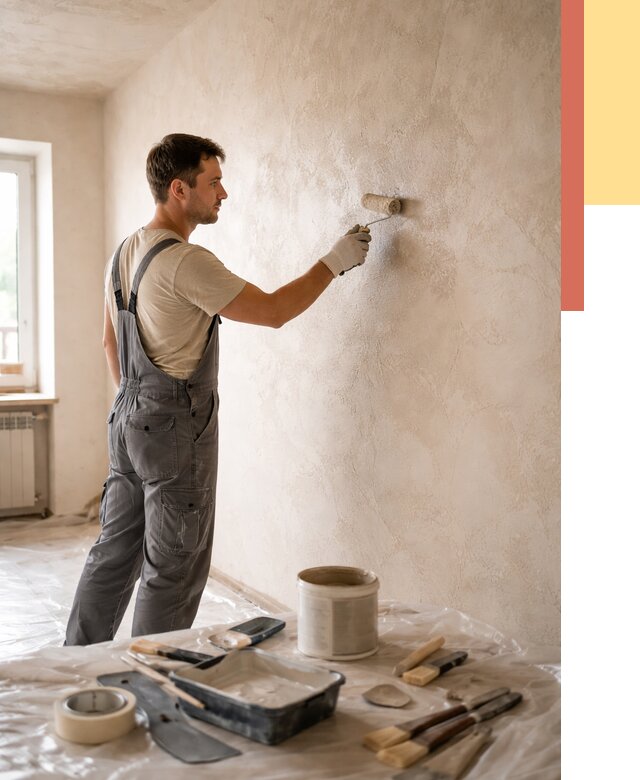 Нанесение лессирующей краски по декоративке в Рубцовске от 1770 руб. | ОТДЕЛОЧНИК-Рбц