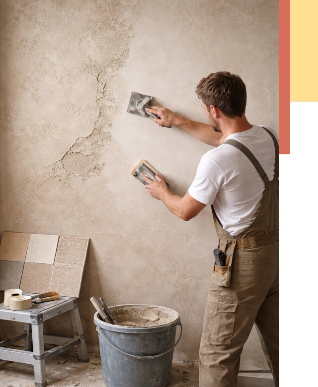 Ремонт декоративной штукатурки в Рубцовске от 4551 руб. под ключ | ОТДЕЛОЧНИК-Рбц