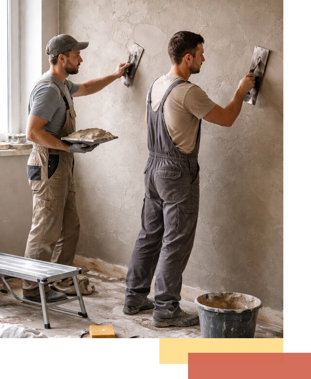 Ремонт декоративной штукатурки и восстановление фактуры в Рубцовске