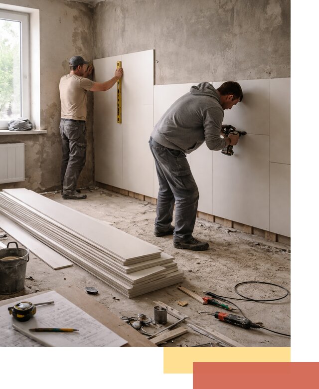 Монтаж ПВХ панелей на стены в Рубцовске качественно и быстро