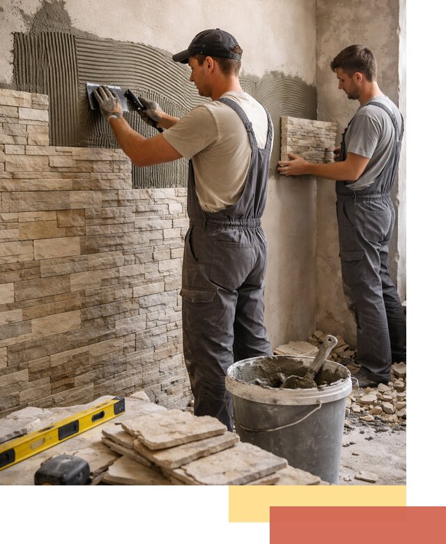 Монтаж искусственного камня в Рубцовске — облицовка стен и фасадов