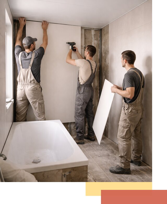 Отделка ванной панели ПВХ профессионально в Рубцовске