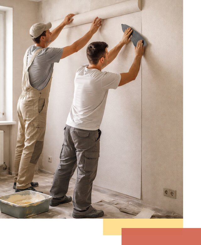 Поклейка виниловых обоев в Рубцовске профессионально и качественно