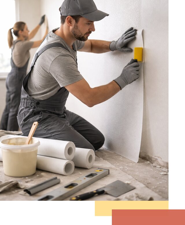 Поклейка стеклообоев профессионально в Рубцовске