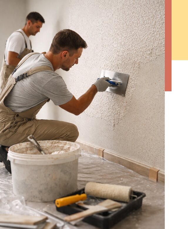 Нанесение жидких обоев в Рубцовске от 7585 руб./м2 — быстро и недорого | ОТДЕЛОЧНИК-Рбц