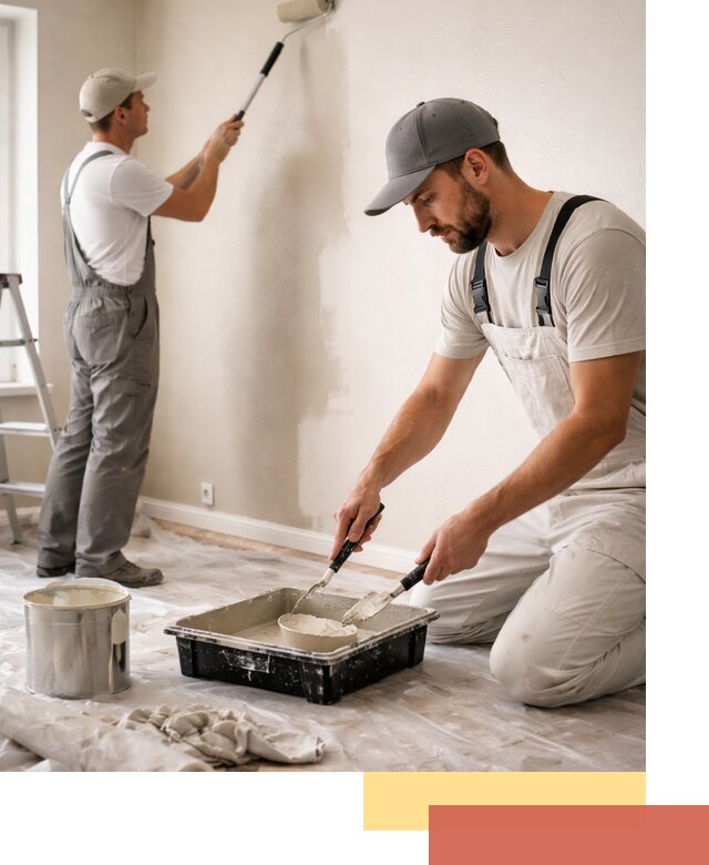 Покраска стен в квартире в Рубцовске — профессионально и аккуратно