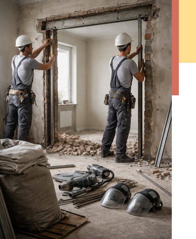 Расширение дверного проема в Рубцовске от 12641 руб. под ключ | ОТДЕЛОЧНИК-Рбц