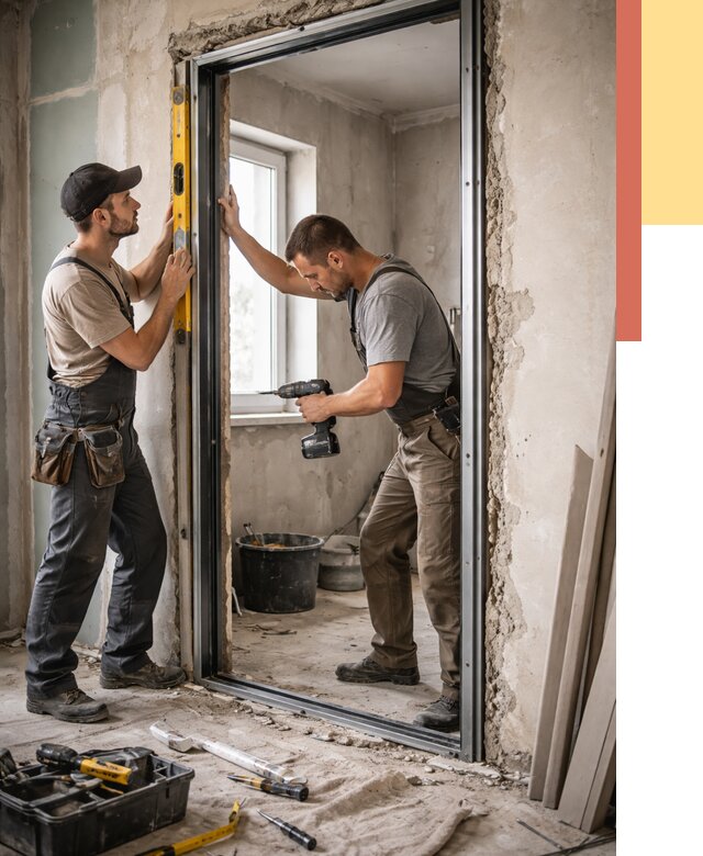 Закладка дверного проема в Рубцовске от 3540 руб. — быстро и недорого | ОТДЕЛОЧНИК-Рбц