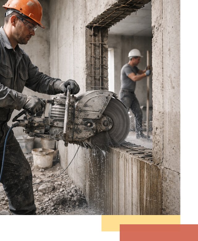 Алмазная резка проемов в Рубцовске быстро и точно