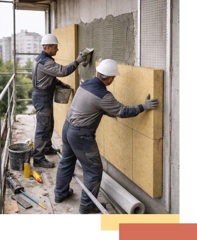 Утепление стен зданий и домов в Рубцовске качественно и надежно