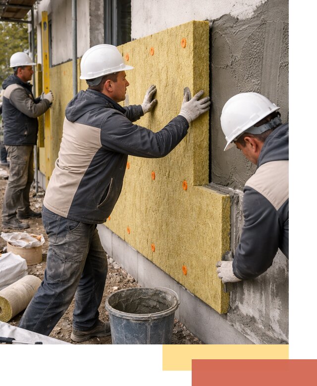 Утепление стен минватой в Рубцовске — тепло и звукоизоляция