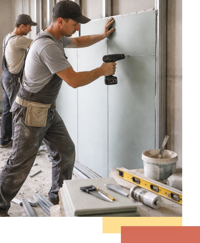 Кладка влагостойких перегородок ПГП в Рубцовске