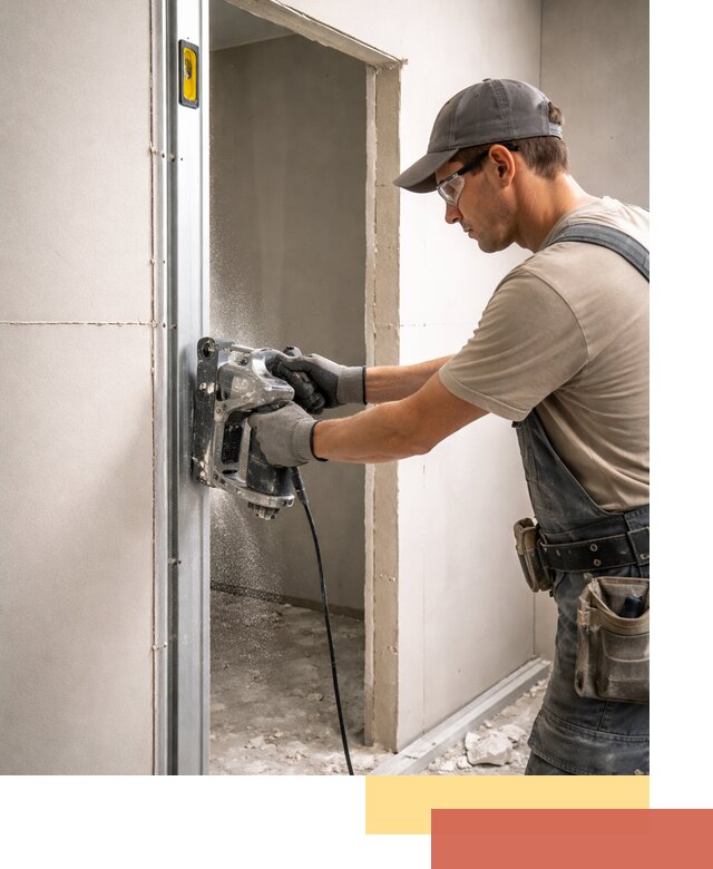 Устройство дверного проема в перегородке в Рубцовске