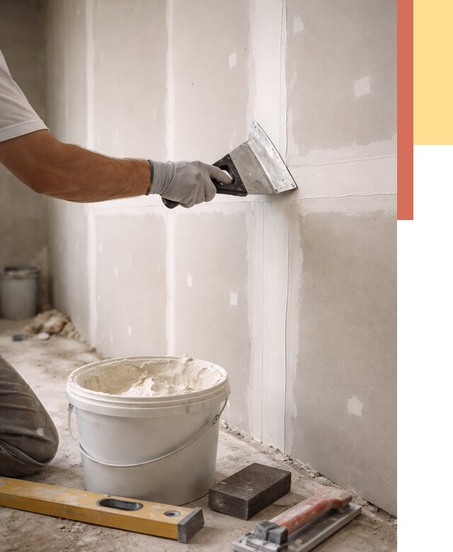 Шпаклевка перегородок из гипсокартона в Рубцовске от 2528 руб. — услуги ОТДЕЛОЧНИК-Рбц