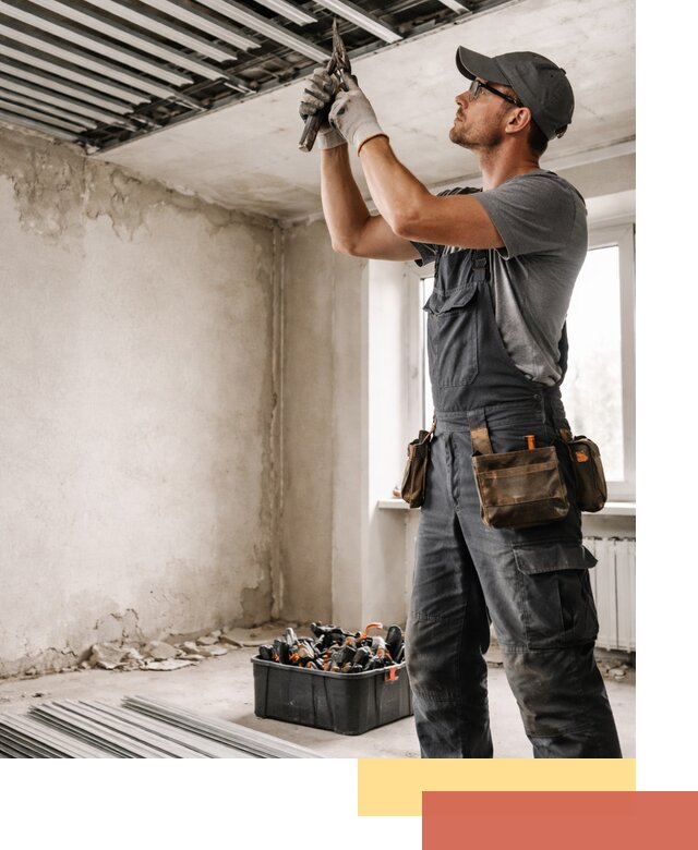 Демонтаж реечного потолка в Рубцовске быстро и аккуратно