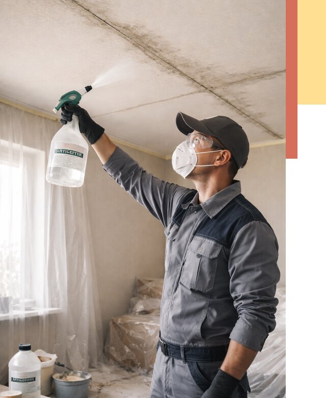 Антисептическая обработка потолка в Рубцовске от 2528 руб. | ОТДЕЛОЧНИК-Рбц