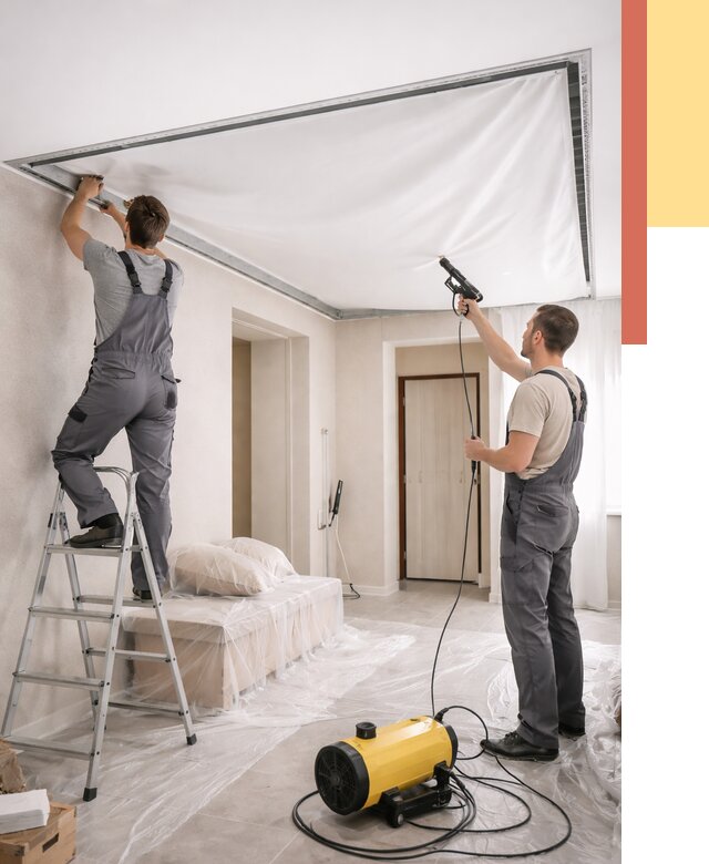 Монтаж натяжного потолка в прихожей в Рубцовске от 2680 руб. под ключ | ОТДЕЛОЧНИК-Рбц