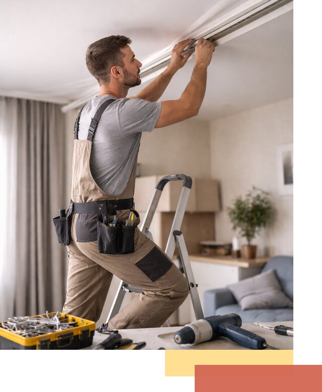 Ремонт натяжных потолков в Рубцовске — качественно и оперативно