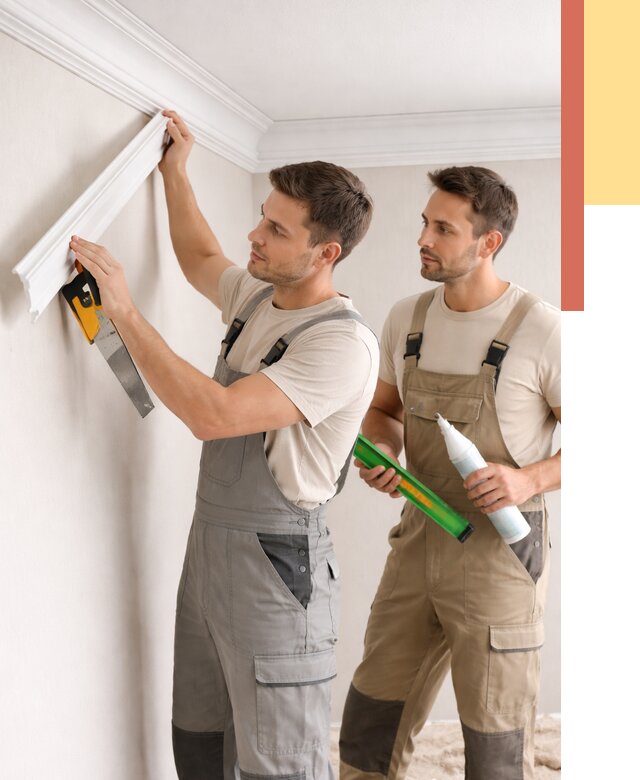 Монтаж потолочного плинтуса в Рубцовске от 2326 руб. — быстро и недорого | ОТДЕЛОЧНИК-Рбц