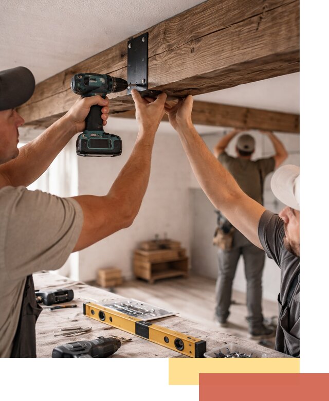 Монтаж декоративных потолочных балок в Рубцовске