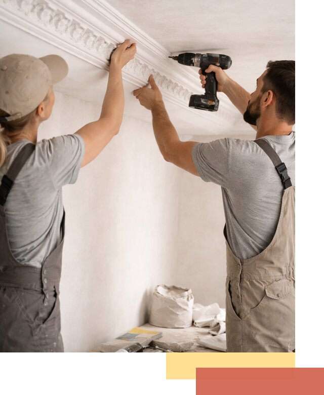 Профессиональный монтаж лепнины на потолок в Рубцовске