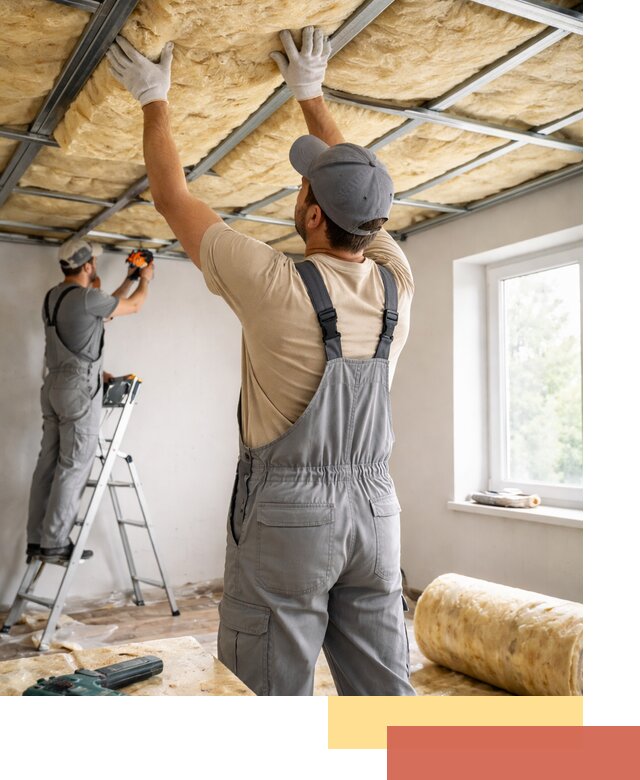 Утепление потолка под ключ в Рубцовске качественно и быстро