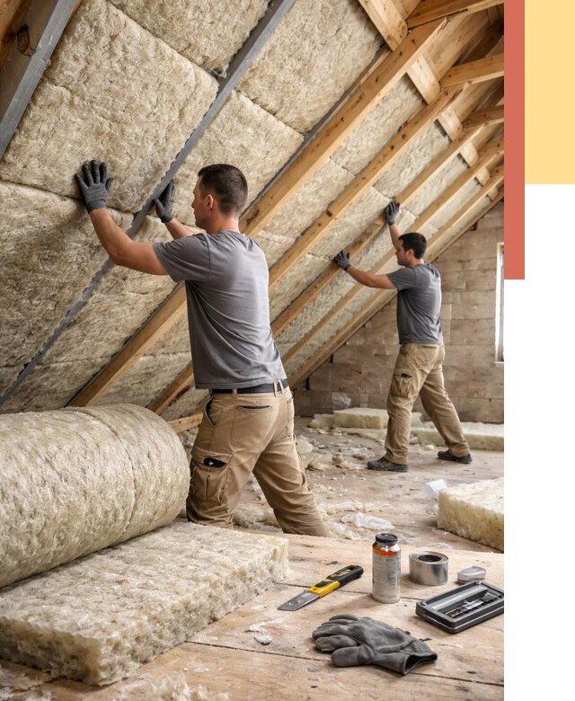 Утепление потолка минватой в Рубцовске от 1466 руб. — быстро и недорого | ОТДЕЛОЧНИК-Рбц