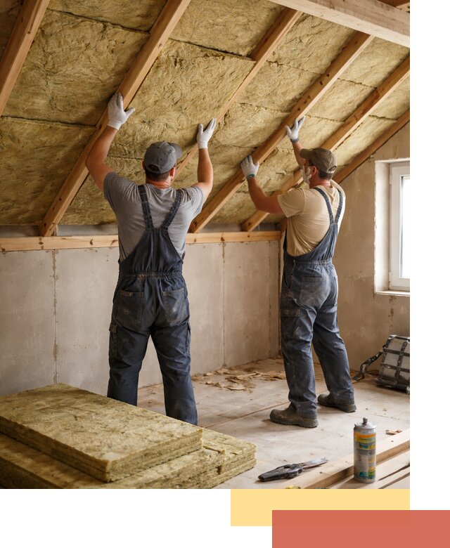 Утепление потолка минеральной ватой в Рубцовске