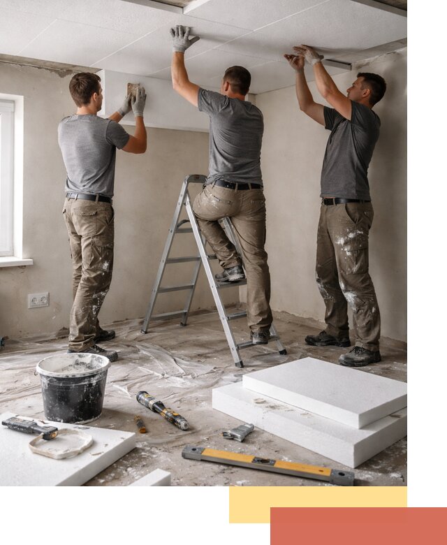 Утепление потолка пенопластом в Рубцовске быстро и качественно