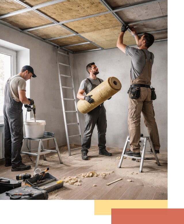 Шумоизоляция потолка в Рубцовске: профессиональный монтаж и отделка